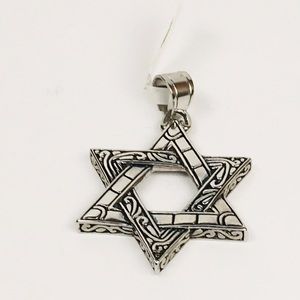 David Star Pendant Stainless Steel